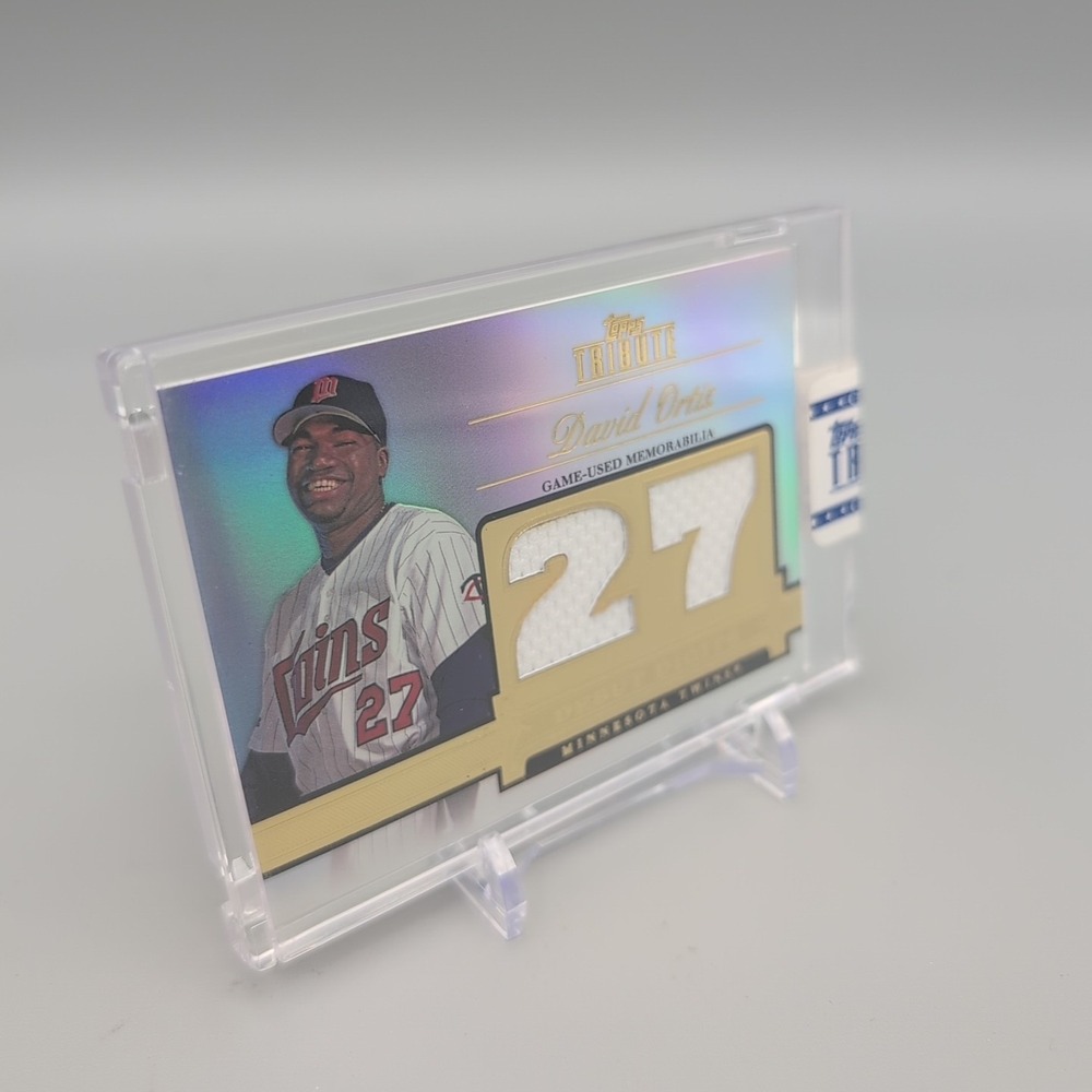 2012 Topps Tribute - Debut Digits David Ortiz #DD-DO /99 (Game Used Memorabilia) - Picture 2 of 7
